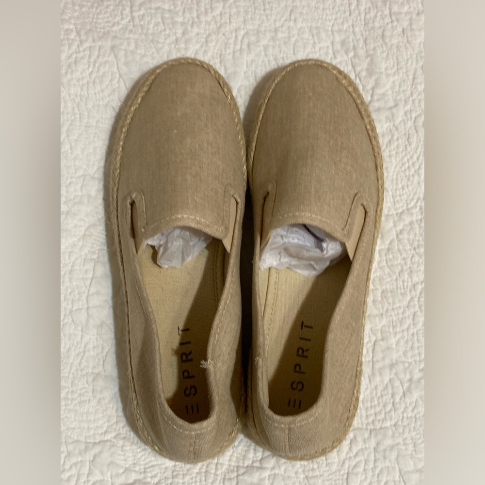 Esprit Women's Tan Espadrille Slip-On Shoes